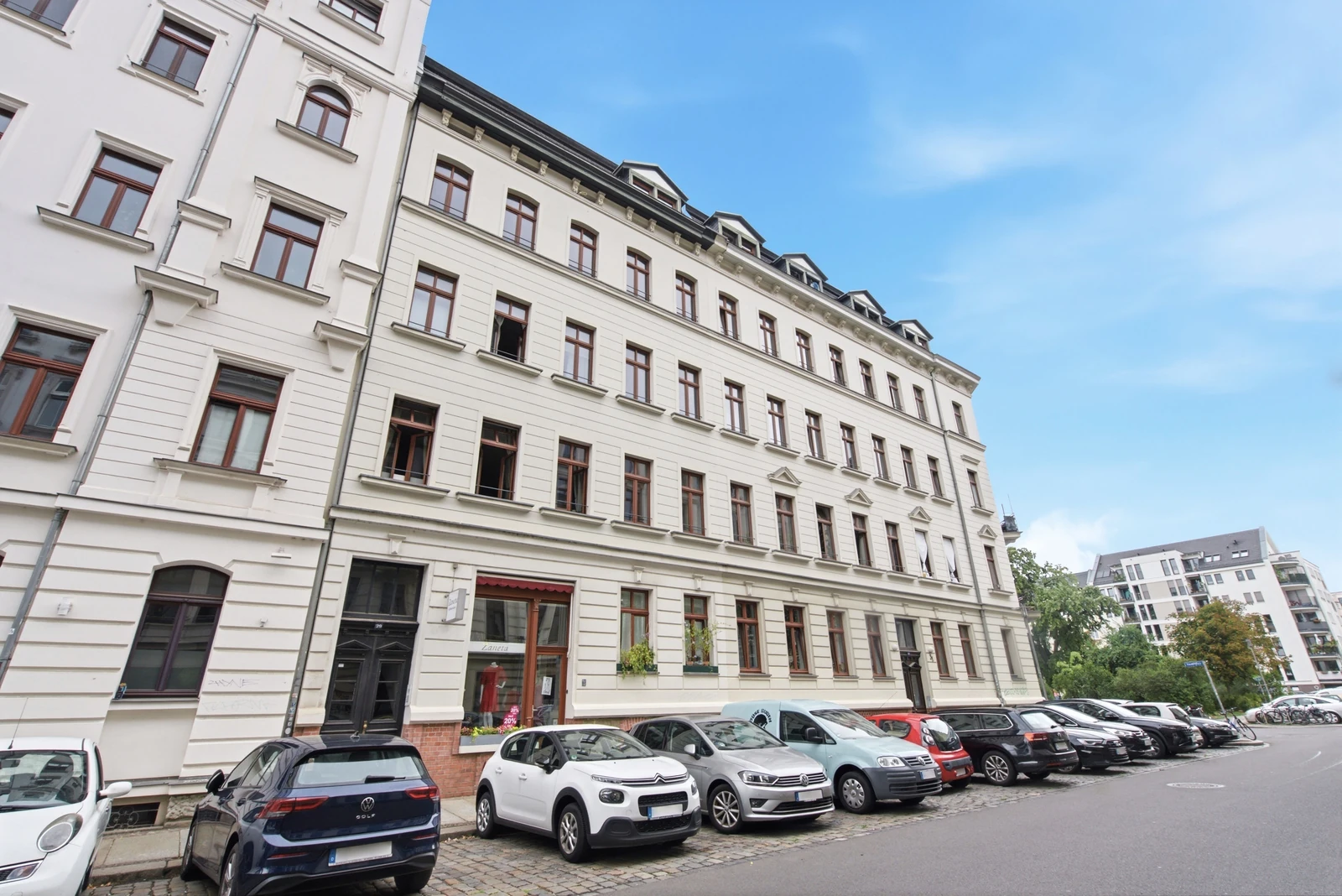 Straßenansicht des Hauses in der Körnerstraße